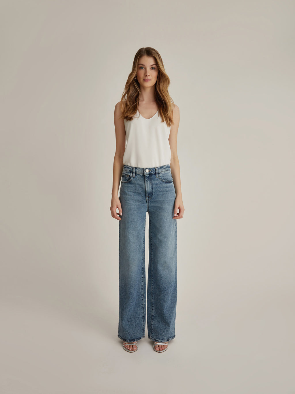 Frame Pixie HR Baggy Pant Raw Jean – Mikinola