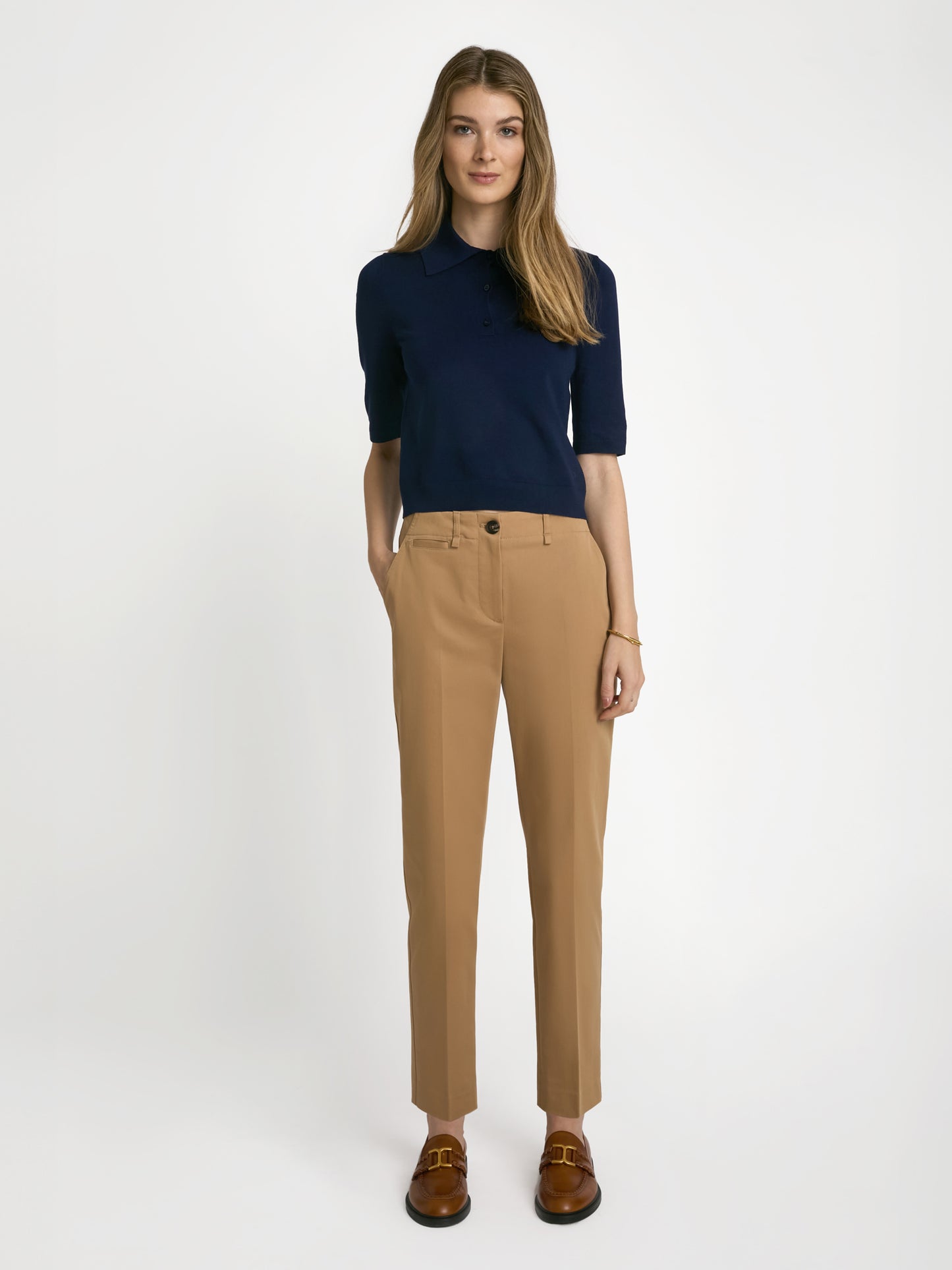 Stretch bio-cotton pant