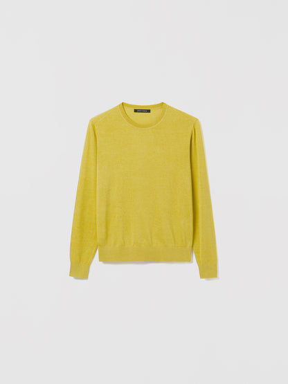 Fine cotton silk pullover