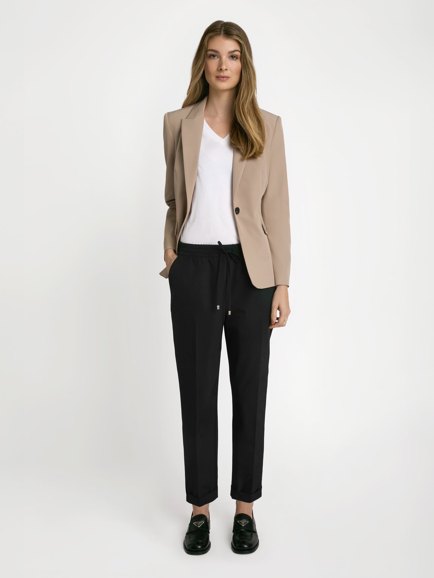 Easy care techno pull-on pant