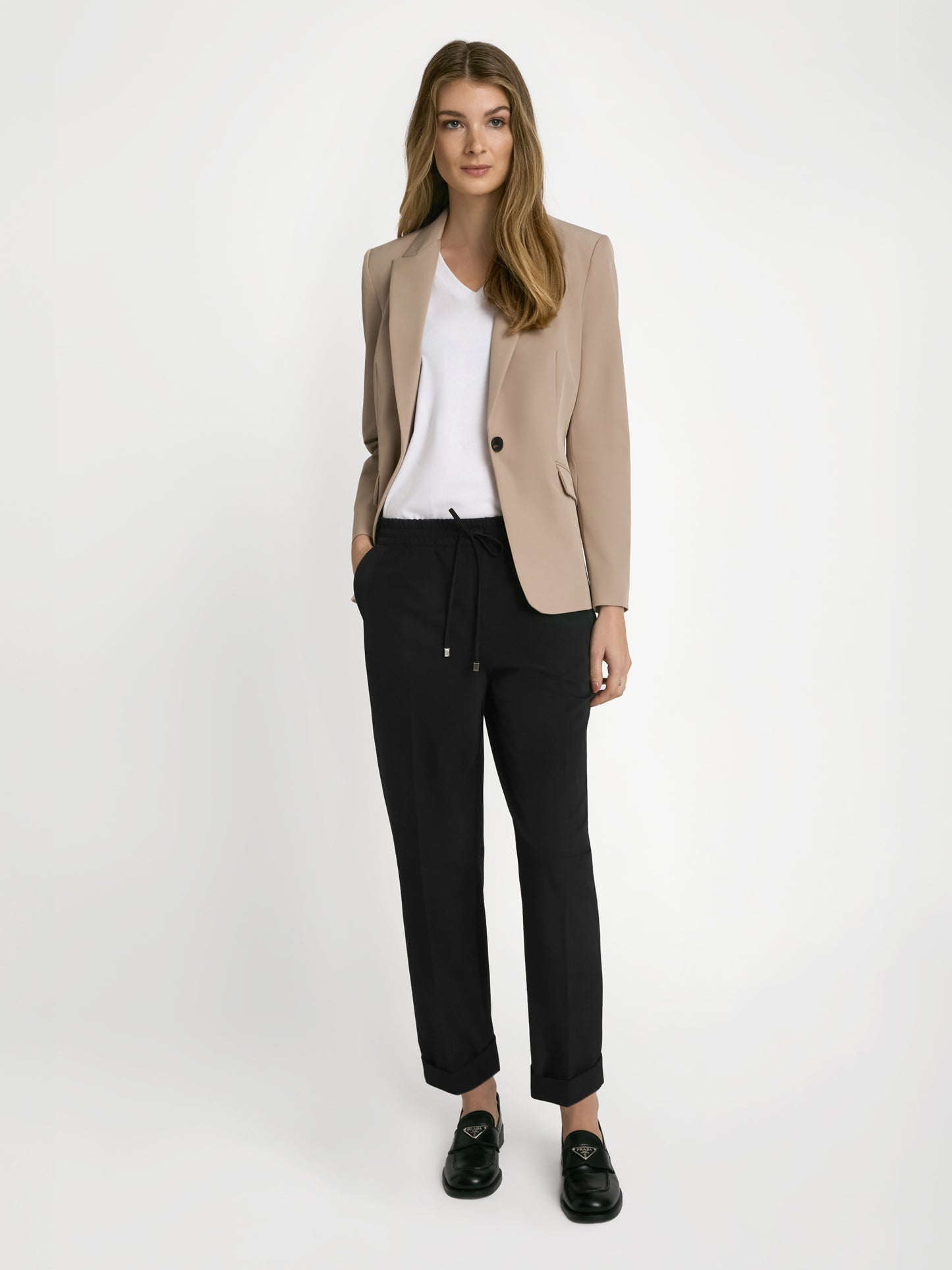 Easy care techno pull-on pant