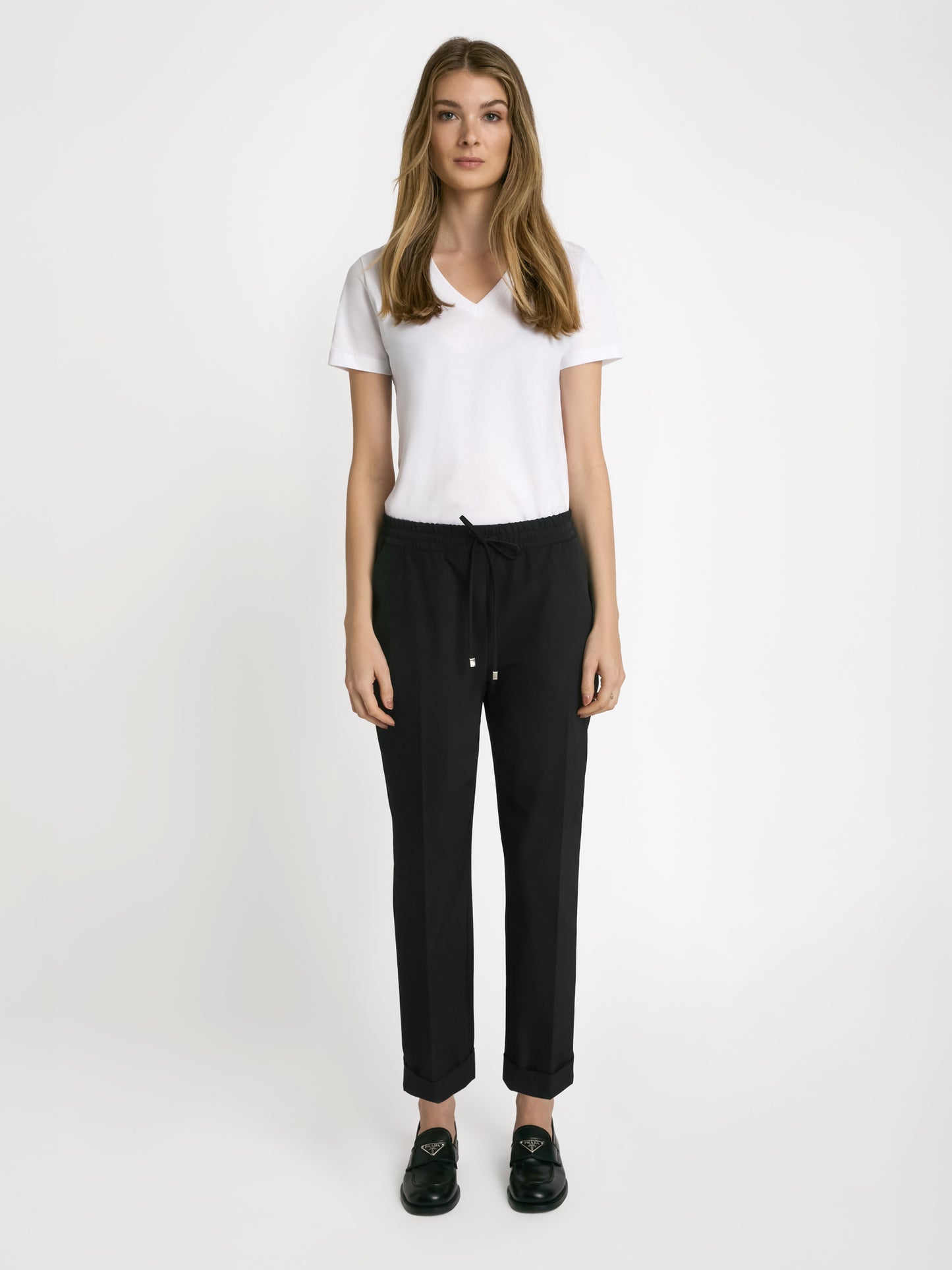 Easy care techno pull-on pant