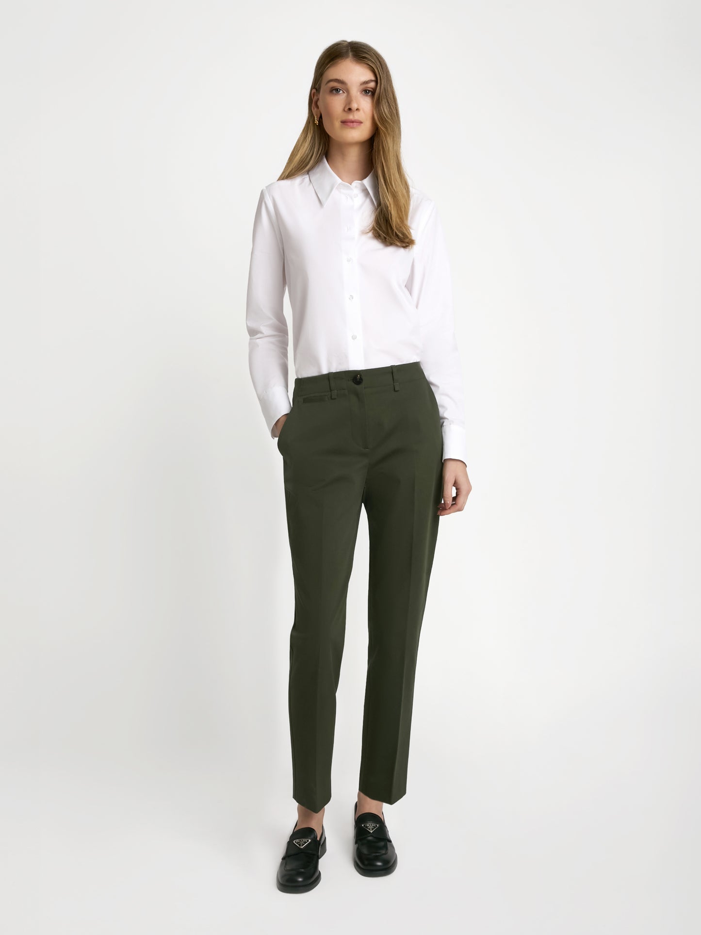 Stretch bio-cotton pant